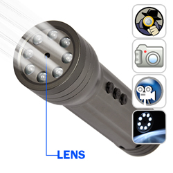 Flashlight spy camera